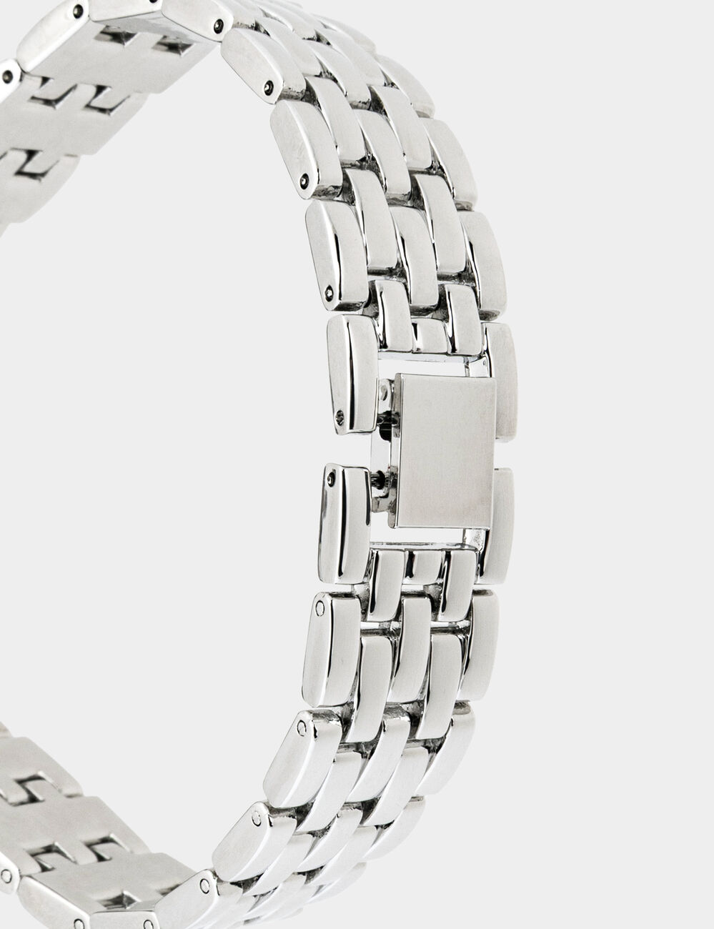 Montre classique couleur argent femme