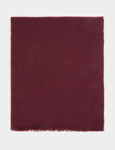 Écharpe prune femme