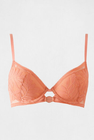 Soutien-gorge coques rose clair femme