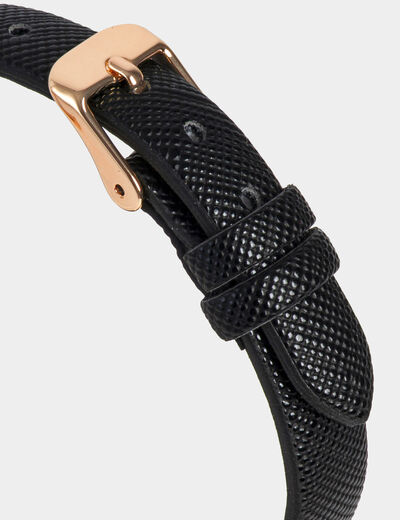 Montre classique rose femme