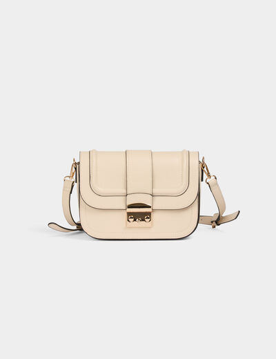 Sac à bandoulière ivoire femme