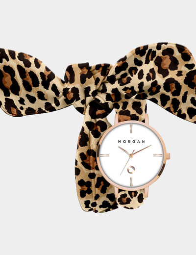 Montre classique jaune or femme