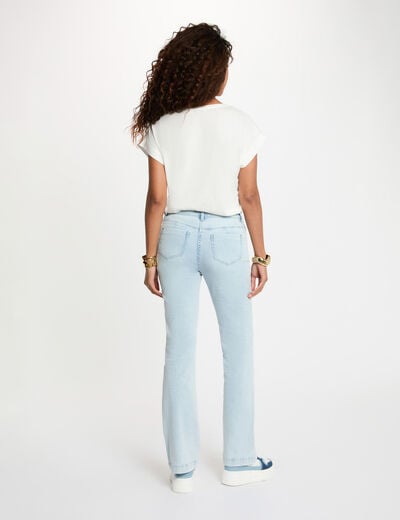 T-shirt manches courtes blanc femme