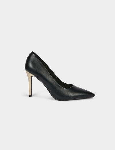 escarpins a talon similicuir noir femme Escarpins à talon similicuir noir femme