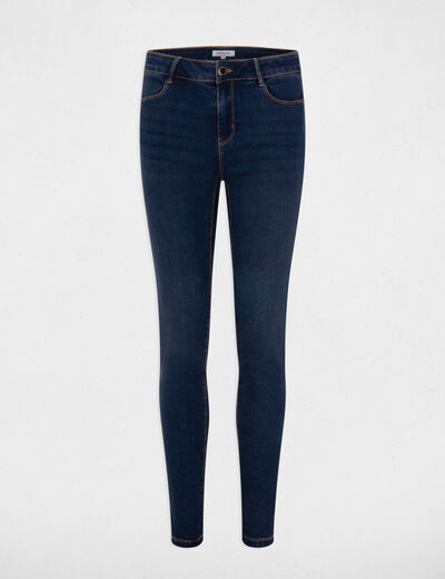 Jeans slim taille standard jean brut femme