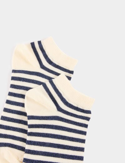 Lot de chaussettes &agrave; motif multicolore femme