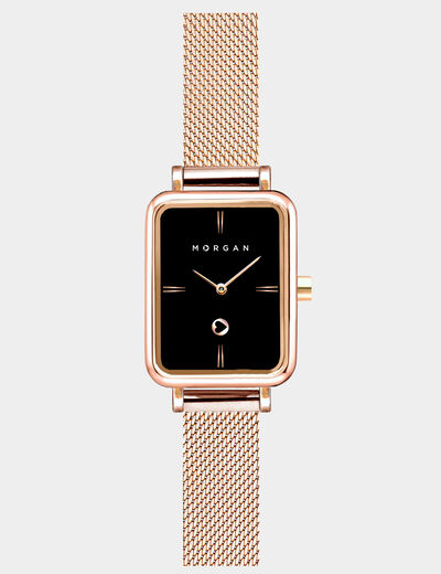 Montre classique rose femme
