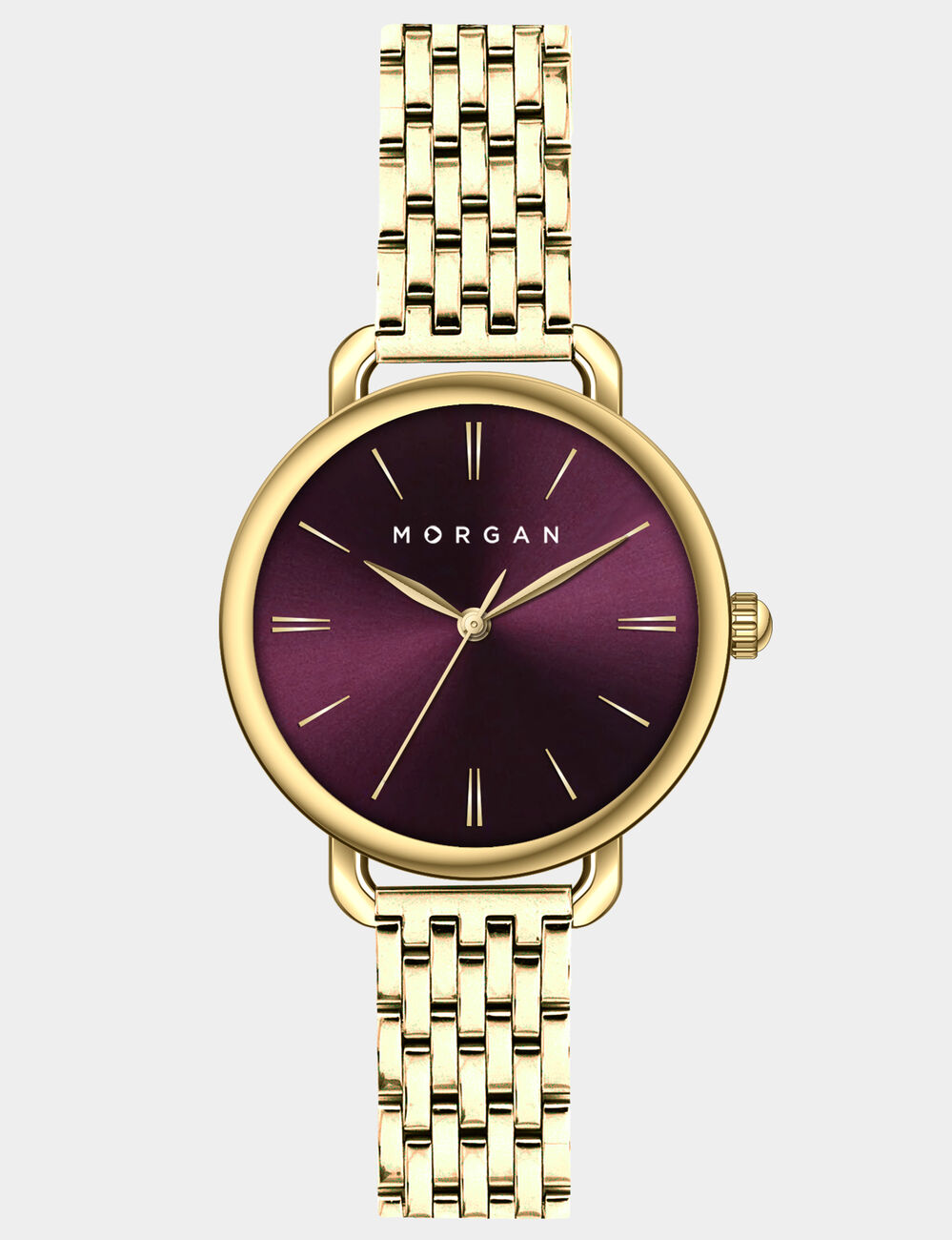 Montre classique jaune or femme