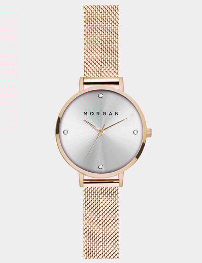 Montre rose femme