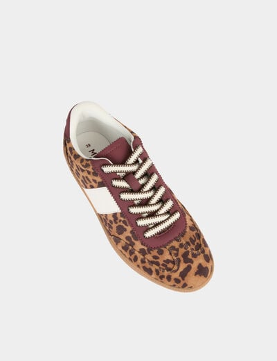Sneaker van imitatieleer meerkleurig vrouw