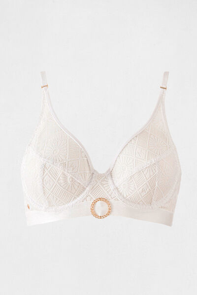 Soutien-gorge armatures blanc femme