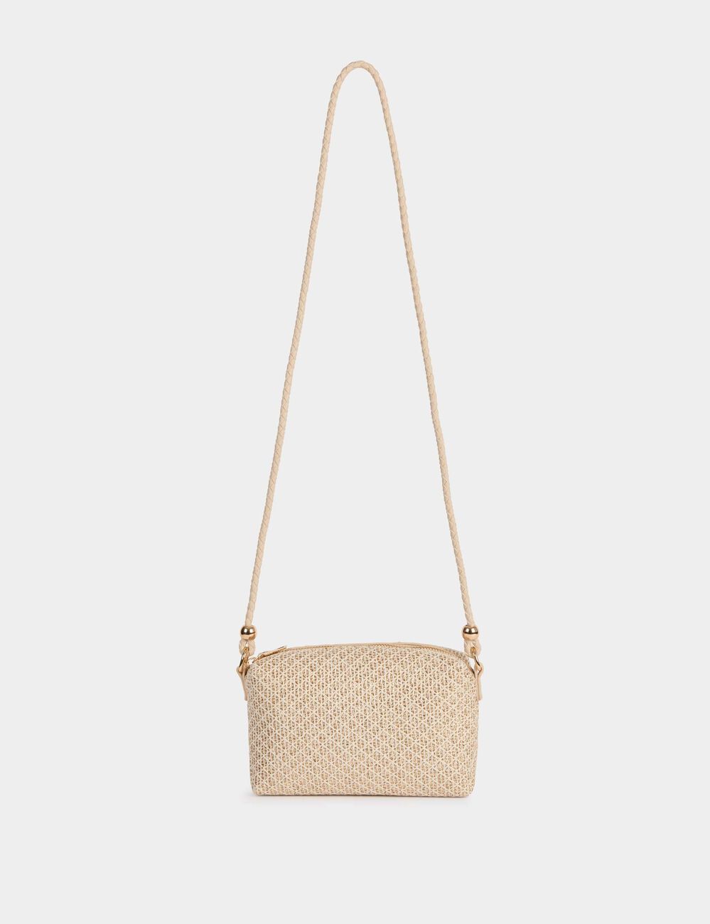 Sac bandouli&egrave;re jaune or femme