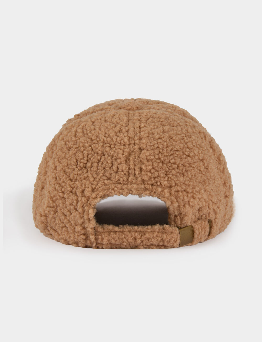 Petten van imitatiebont camel vrouw