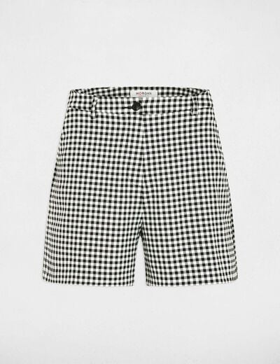 Short taille haute noir femme