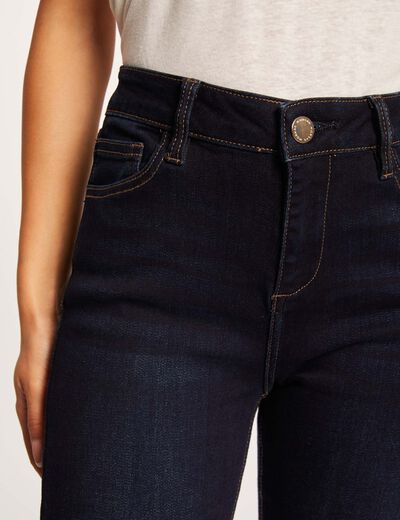 Jeans regular taille standard jean brut femme