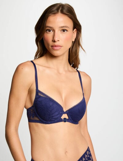 Voorgevormde beha marineblauw vrouw