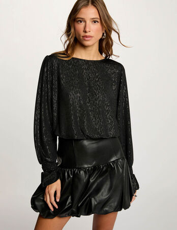 jupe courte ajustee noir femme Jupe courte ajustée noir femme