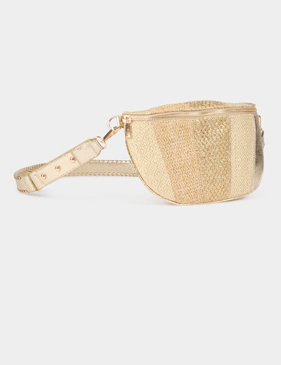 Metallic heuptas goudgeel vrouw