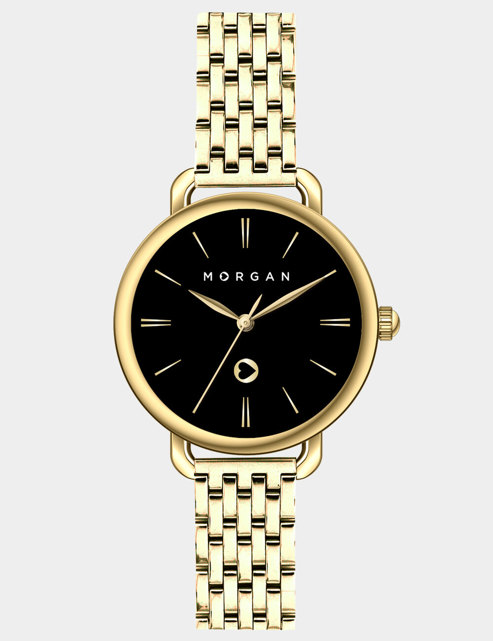 Montre classique jaune or femme