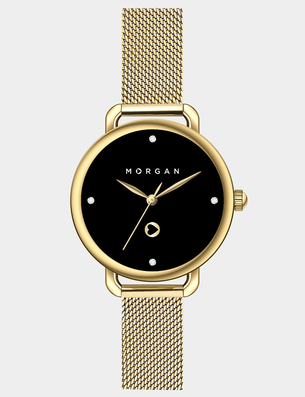 Montre jaune or femme