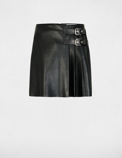 jupe courte simili cuir noir femme Jupe courte simili cuir noir femme