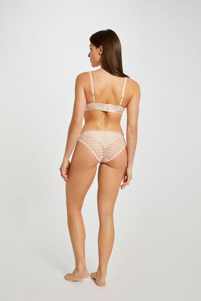 Soutien-gorge coques rose femme