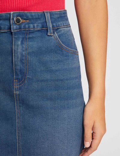 Jupe courte en jean jean stone femme