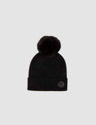 Muts met patch zwart vrouw