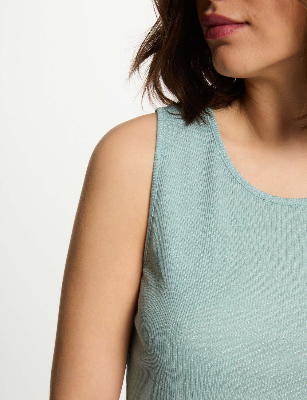 Débardeur sans manches vert femme