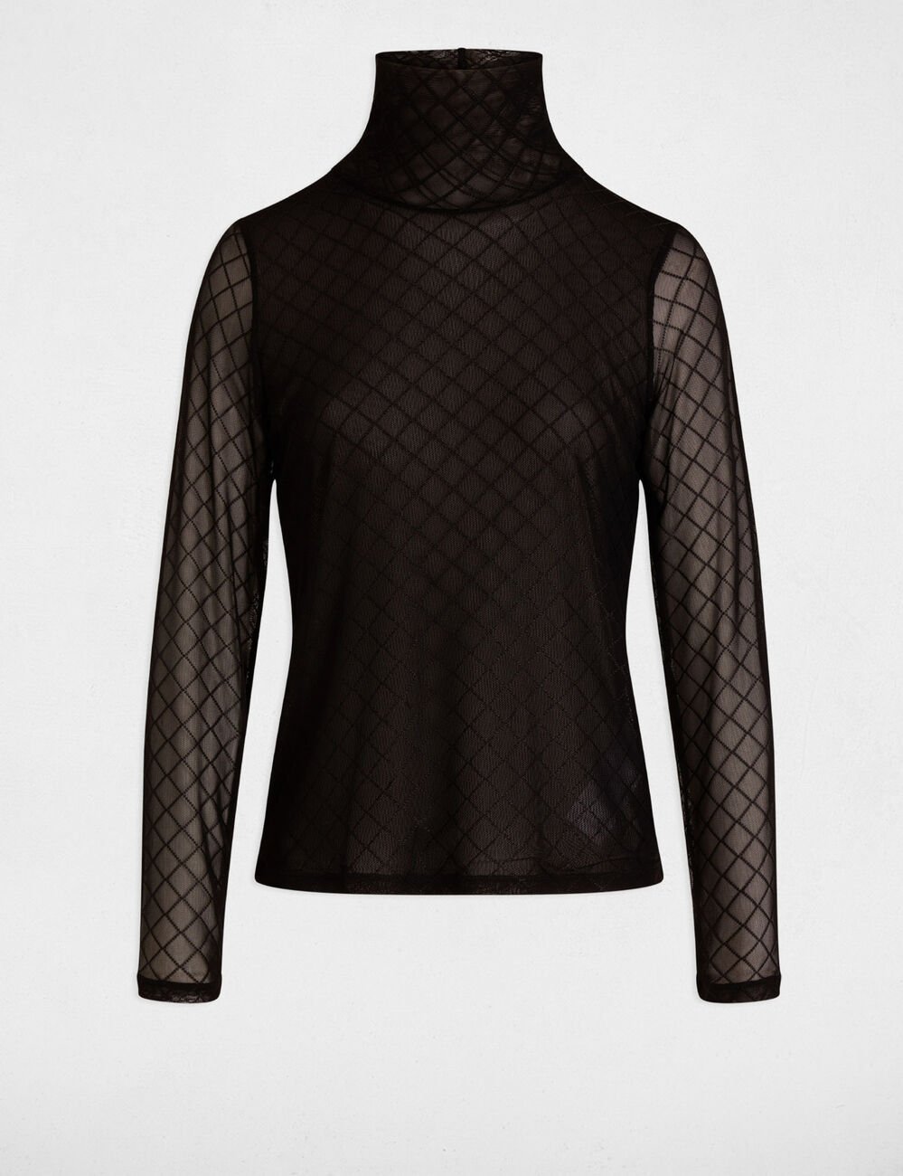 T-shirt manches longues noir femme