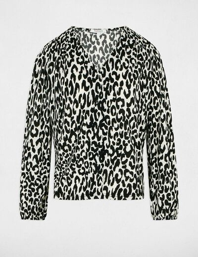 Chemise manches longues blanc femme
