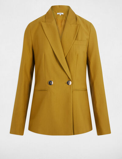 Veste sans manches vert kaki femme