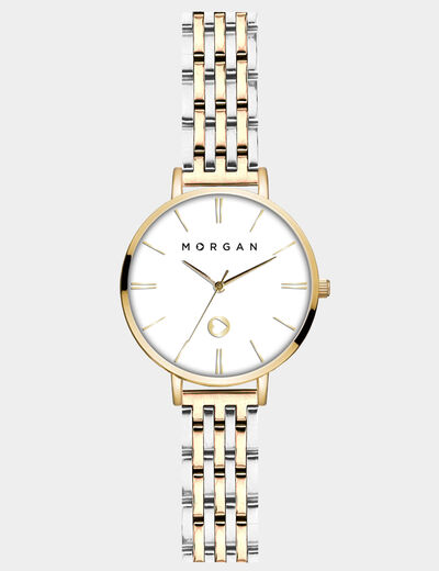 Montre classique jaune or femme
