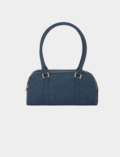 Jeans baguettetas stone washed denim vrouw