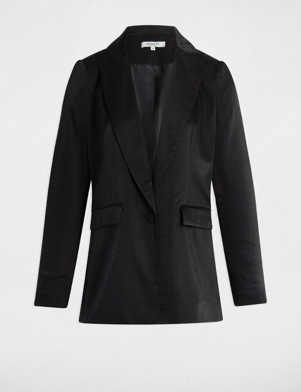 Suèdine blazer zwart vrouw