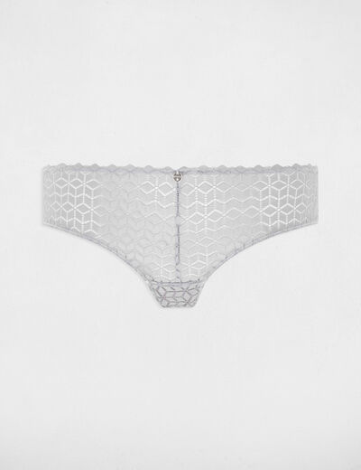 Kanten shorty couleur argent vrouw