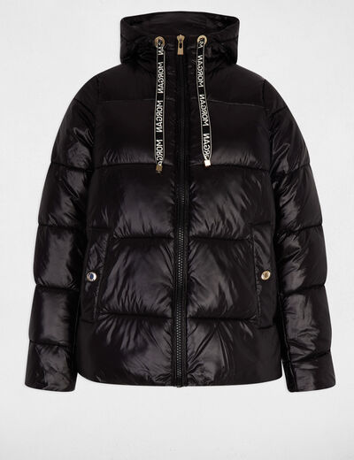 doudoune courte brillante noir femme Doudoune courte brillante noir femme