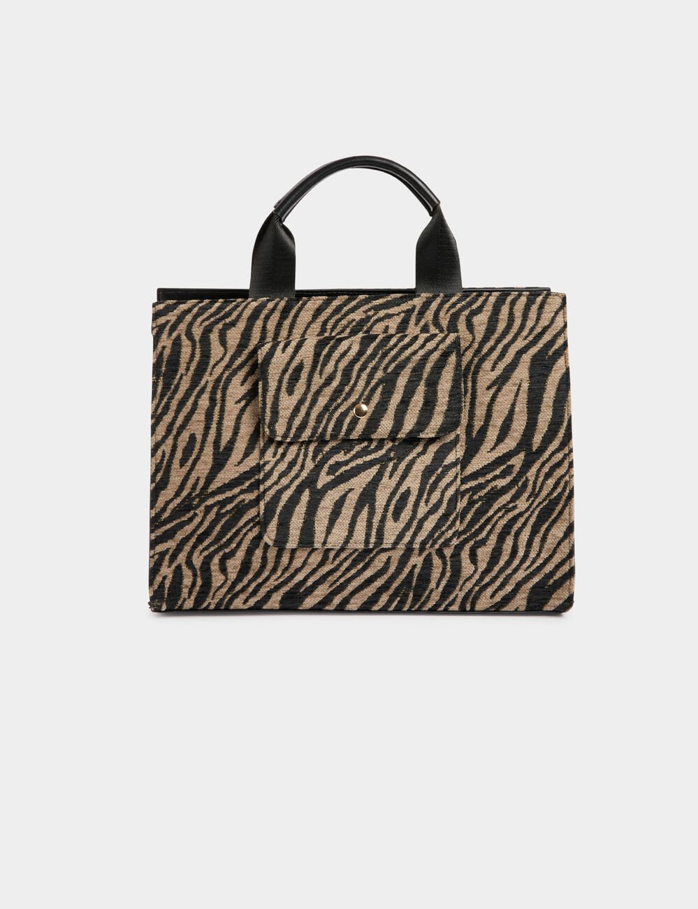 Shopper met zebraprint meerkleurig vrouw
