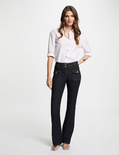 Bootcut jeans bleu vrouw