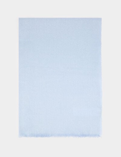 Écharpe bleu ciel femme