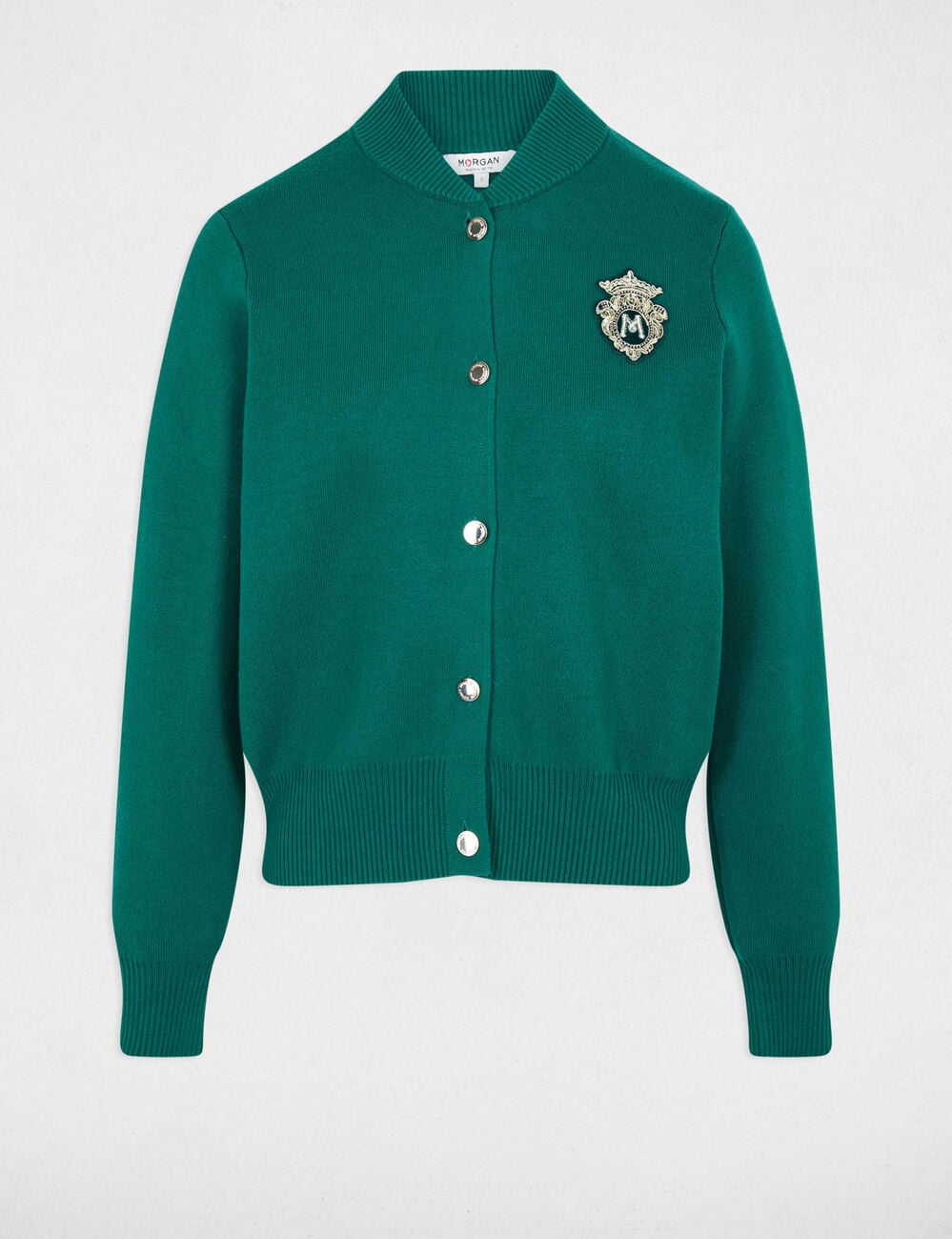 Teddy col trui groen vrouw