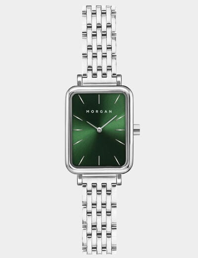 Montre couleur argent femme