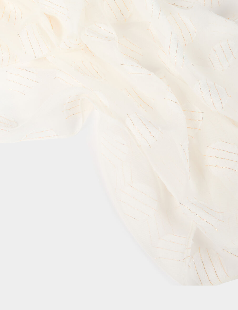 Foulard à pois blanc femme