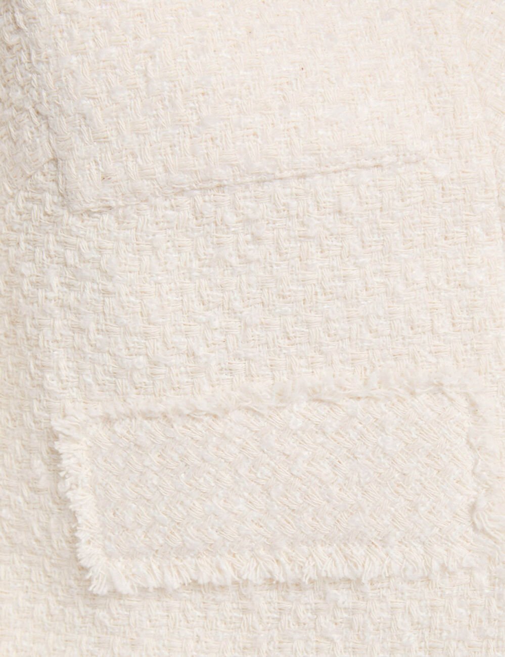 Getailleerd cropped jasje ivoor vrouw