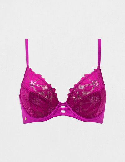 Soutien-gorge armatures violet femme
