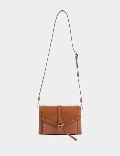 Sac avec clous marron femme