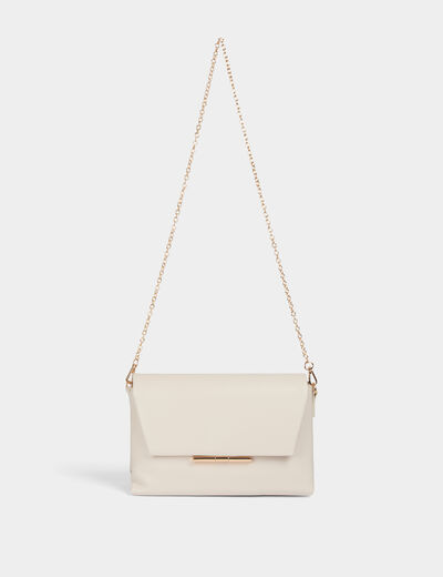 Sac pochette ivoire femme
