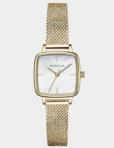 Horloge goudgeel vrouw