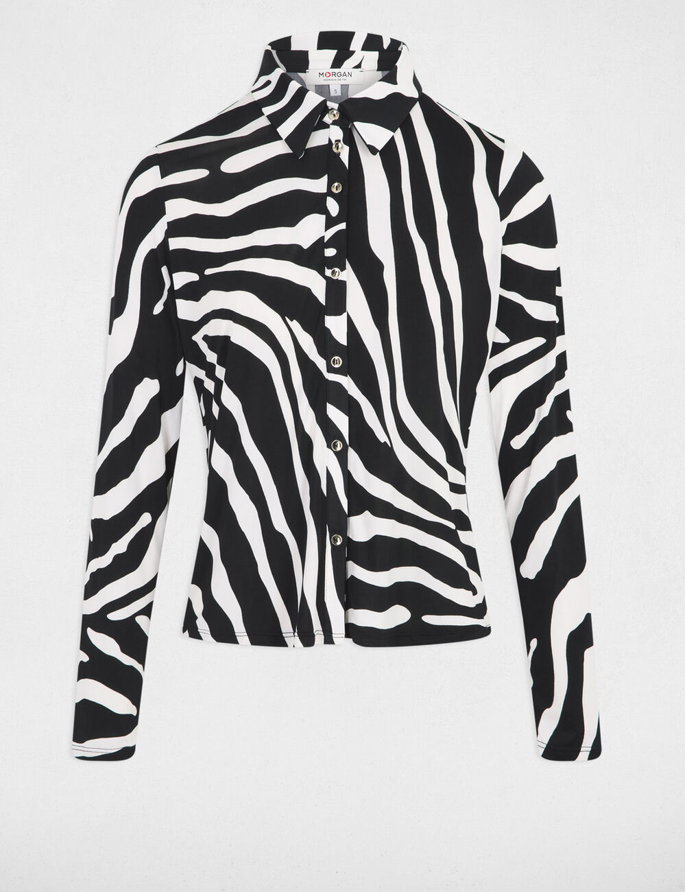 T-shirt met lange mouwen zwart vrouw