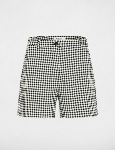 High-waist short zwart vrouw
